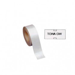 Rotolo 1000 etichette 26x12mm bianca permanenti x prezzatrice TOWA GW