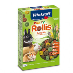 Snacks Rollis party per roditori 500gr