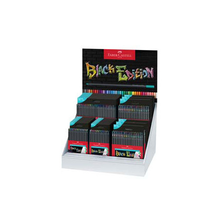 Expo assortimento matite colorate Black Edition Faber Castell