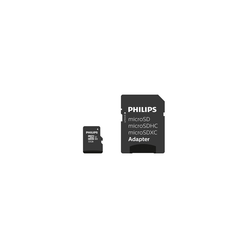 PHILIPS MICRO SDHC CARD 32GB CLASS 10 INCL. ADAPTER