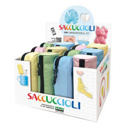 Expo 12 astuccio Saccuccioli Basic Pastel colori e forme assortiti Lebez