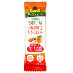 Barretta Wellness Mandorle e Albicocche 30g Mister Nut