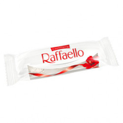 Confezione da 3 praline cocco/mandorla Raffaello Ferrero -prodotto stagionale