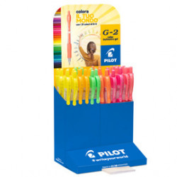 Expo 36pz roller G-2 punta 0.7mm colori neon assortiti Pilot