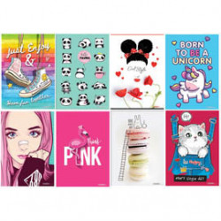 Maxiquaderno A4 20fg+1 80gr rigo di 3a Kid Girl 2022 Blasetti