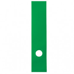 Busta 10 copridorso CDR-P PVC adesivi verde 7x34,5cm SEI ROTA