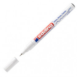 Marcatore EDDING 780 punta extra fine vernice bianco