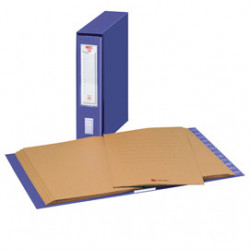 CLASSIFICATORE NUMERICO MEC 12 BLU 23X32CM, DORSO 7CM