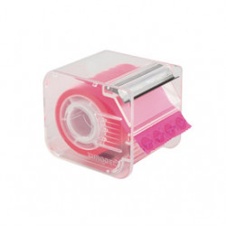 NASTRO ADESIVO MEMOGRAPH C/DISPENSER 50MMX10MT ROSA
