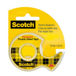 NASTRO BIADESIVO Scotch® 6,3MTX12MM 665-136D PERMANENTE S/LINER IN CHIOCCIOLA