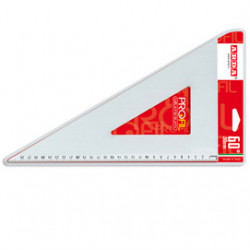 SQUADRA PROFIL ALLUMINIO 60° 30CM ARDA