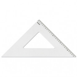 SQUADRA PROFIL ALLUMINIO 45° 35CM ARDA