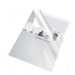 25 CARTELLINE A L 21X29,7 PVC LISCIA CRISTALLO NEUTRO ESSELTE