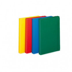 CARTELLINA PROGETTO 3 U140 VERDE C/ELASTICO 24X35 DORSO 3