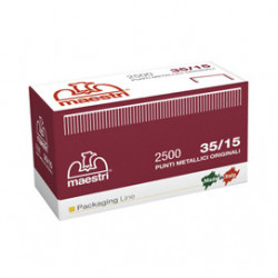 SCATOLA DA 2500 PUNTI 35/15 15MM RAME RO-MA X ROMABOX