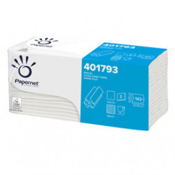Pacco 143 asciugamani piegati a Z goffrato onda+ Ecolabel Papernet