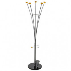 APPENDIABITI C/PORTAOMBRELLI 188CM 5 POMELLI ALCO