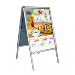 CAVALLETTO BIFACCIALE CON 2 CORNICI A SCATTO 50X70