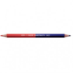 SCATOLA 12 MATITE BICOLORE GROSSA ROSSO-BLU H3423 KOHINOOR
