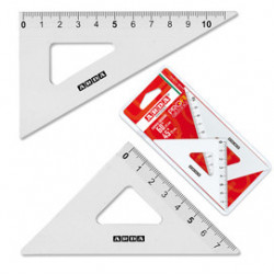 COPPIA SQUADRA PROFIL ALLUMINIO 12CM 45° 60° ARDA