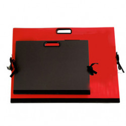 CARTELLA PORTADISEGNI C/MANIGLIA 70X50CM ROSSO BREFIOCART