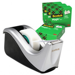 DISPENSER C60 + 4 ROTOLI Scotch® Magic™ 810 19MMX33M