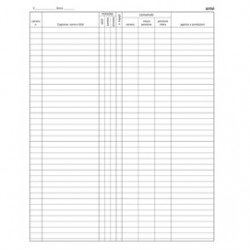 REGISTRO ARRIVI PARTENZE 31x24.5cm 46pag E2839 EDIPRO