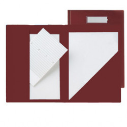CARTELLA CON TASCHE COMPLA 71 ROSSO IN COLPAN 23X33CM