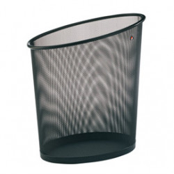 Cestino gettacarte 18lt MESH in rete metallica nero ALBA
