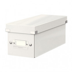 SCATOLA ARCHIVIO CD CLICKSTORE BIANCO METAL