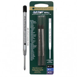 Blister 2 refill per SFERA Parker ® NERO PUNTA LARGE