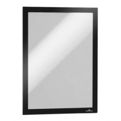 Cornice espositiva adesiva Duraframe® A4 21x29,7cm nero DURABLE