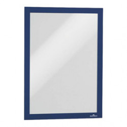 Cornice espositiva adesiva Duraframe® A4 21x29,7cm blu DURABLE
