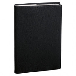 Agenda settimanale Presidente 21x27cm Impala nero 2024 Quo Vadis