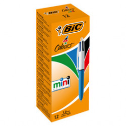 Scatola 12 penna sfera scatto COLOURS™ MINI 1,0mm BIC