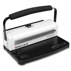 RILEGATRICE MANUALE UW15 DORSO METALLICO 34 ANELLI 3:1 TiTanium