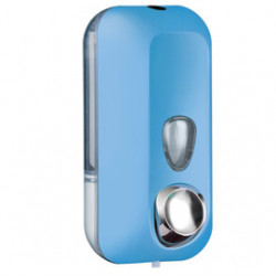Dispenser sapone liquido 0,55lt azzurro Soft Touch
