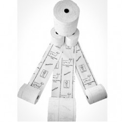 BLISTER 10 ROTOLI CARTA RC TERMICO lunga durata 57.5MMX30MT Ø 50MM