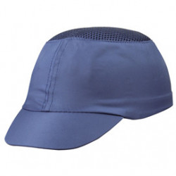 CASCHETTO ANTI-URTO BLU tipo baseball COLTAN