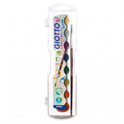 COLORI ACQUERELLI GLITTER IN 8 COLORI GIOTTO