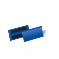 50 buste identificazione magnetiche 100x38mm art.1741 Blu DURABLE