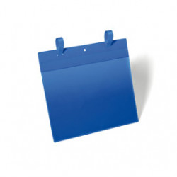 50 buste identificazione con fascette 297x210mm (A4-ORIZ.) ART.1751 Blu DURABLE