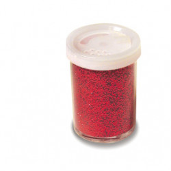 Glitter flacone grana fine 25ml rosso DECO