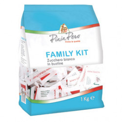 1Kg di zucchero semolato in bustine monoporzione da 5gr cad - 200 bustine FPP