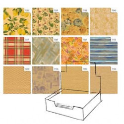 Scatola 100fg carta regalo Natura Kraft 70X100cm Rex Sadoch