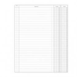 Registro Entrate-Uscite 100pag. 31x24,5cm DU135800000 Data Ufficio