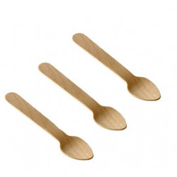 48 Cucchiaini in legno 9,5cm Leone