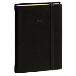 Agenda settimanale Ministro Prestige 16x24cm Silk nero 2024 Quo Vadis