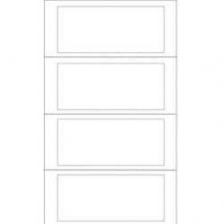 Scatola 400 etichette adesive in modulo 140x60mm TT951-2 per passaggi proprietA'