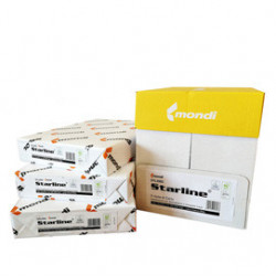 Carta da fotocopie A4 80gr 500Fg Bianca STARLINE (drop max 25 risme)